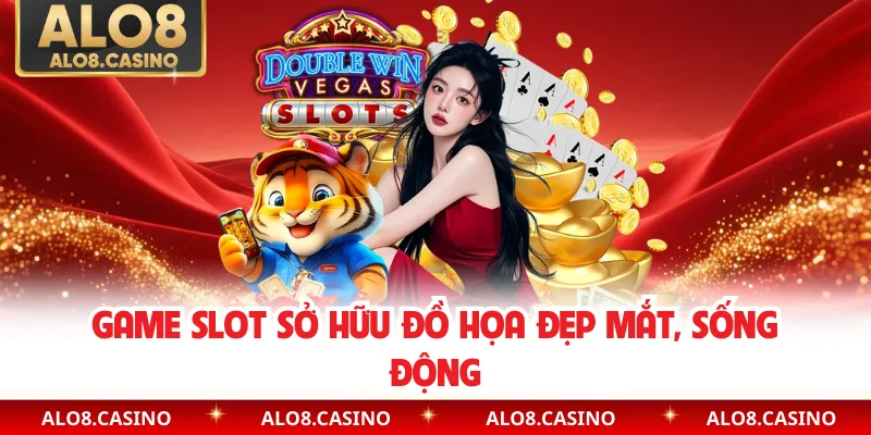 Game slot sở hữu đồ họa đẹp mắt, sống động