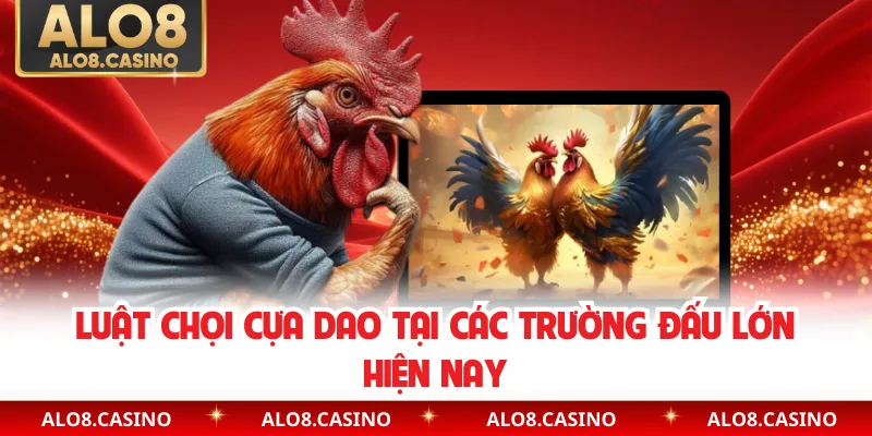 Luật chọi cựa dao tại các trường đấu lớn hiện nay