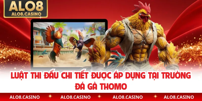 Luật thi đấu chi tiết được áp dụng tại trường đá gà thomo